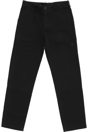 MARCELO BURLON Pantalon droit à design patchwork