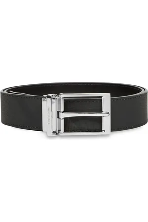 Burberry Ceinture réversible en cuir à carreaux