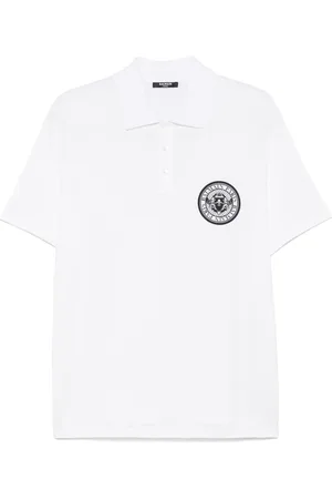 Balmain Polo à imprimé Coin