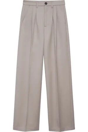 ANINE BING Pantalon de tailleur à plis marqués