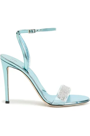 Giuseppe Zanotti Sandales métallisées 105 mm à ornements