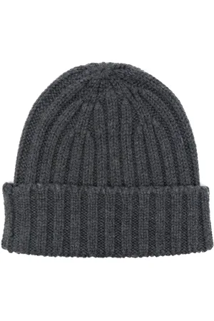Aspesi Bonnet en maille à design nervuré
