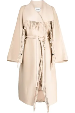 GOEN.J Manteau à franges