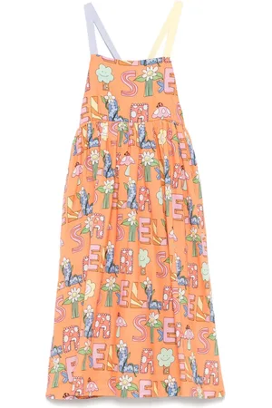Stella McCartney Robe à logo imprimé