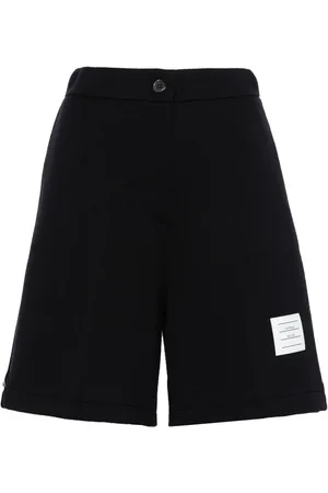 Thom Browne Short nervuré à étiquette