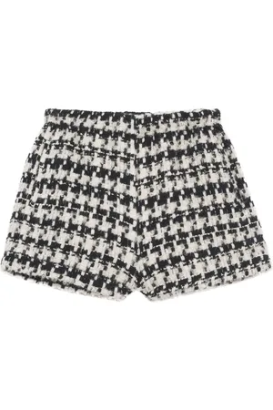 ANINE BING Short Lyle à motif pied-de-poule