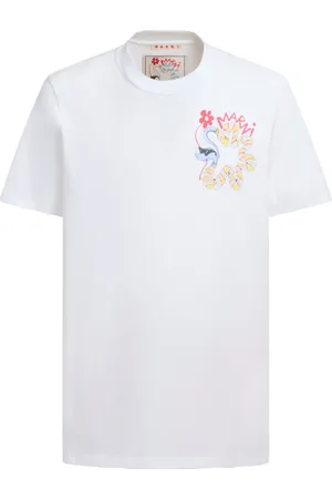 Marni T-shirt à imprimé graphique