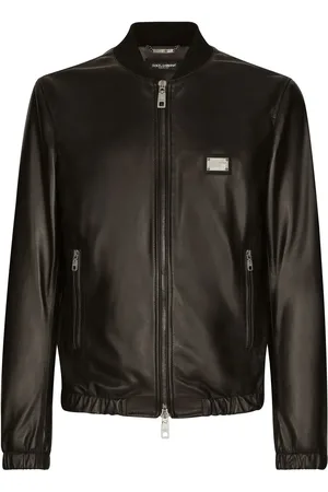 Dolce & Gabbana Veste bomber à logo appliqué