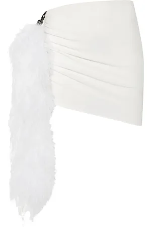 LOULOU Jupe à ornements de plumes