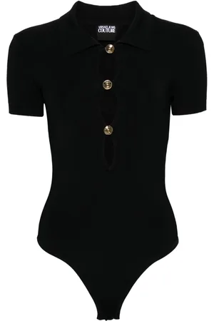 VERSACE Body en maille à col polo