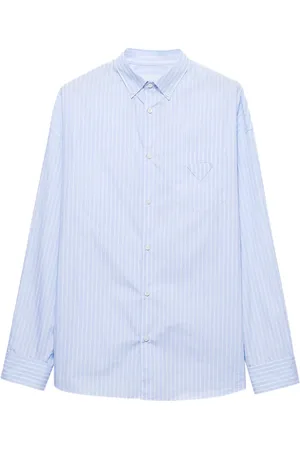 Prada Chemise en coton à rayures