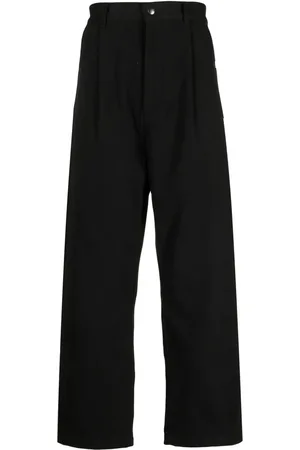 Izzue Pantalon droit à détails de plis