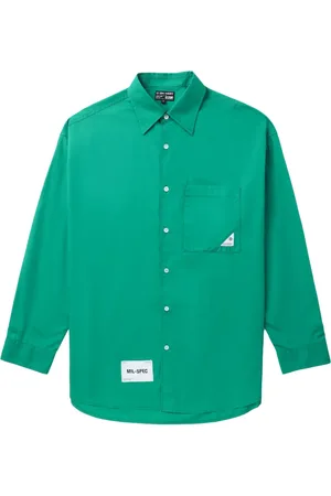 Izzue Chemise en coton à logo appliqué