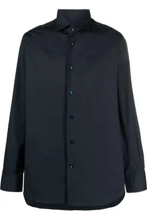 BARBA Chemise en coton à manches longues