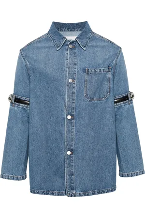 COPERNI Veste en jean à boucle logo