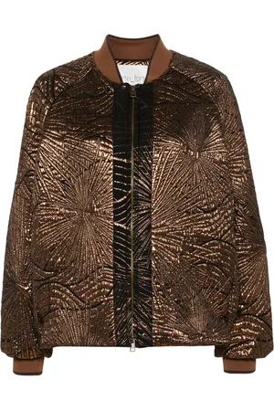 FORTE FORTE Veste bomber à fini métallisé