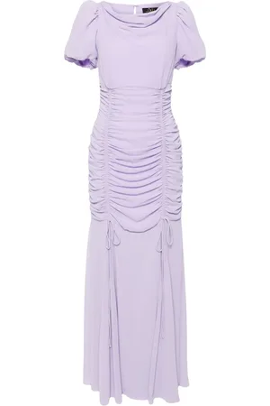 De La Vali Robe longue Amandine à fronces