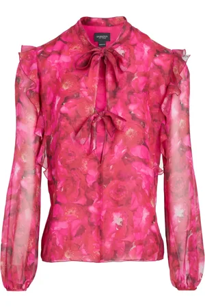 Giambattista Valli Blouse en soie à fleurs