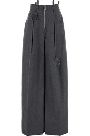 The Attico Pantalon en laine à coupe ample