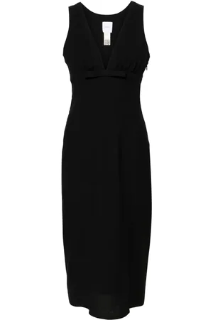 Patou Robe mi-longue à détail de nœud