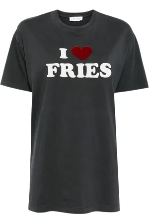 JOSHUA SANDERS T-shirt à appliqué frites