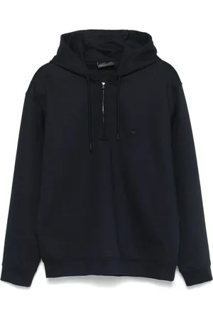Emporio Armani Hoodie à logo brodé