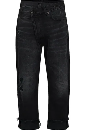 R13 Jean crop Crossover