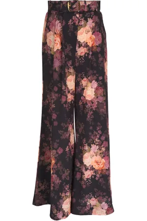 ZIMMERMANN Pantalon évasé à fleurs
