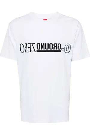 Ground Zero T-shirt en coton à logo imprimé