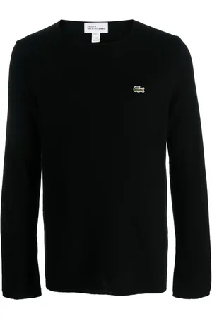 Comme des Garçons X Lacoste pull en maille intarsia
