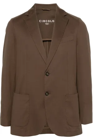 Circolo Blazer en coton à simple boutonnage