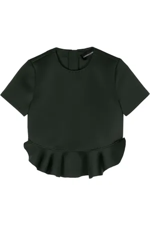 Cynthia Rowley Haut crop Astro à volants