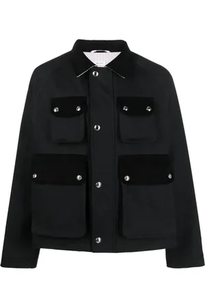 Thom Browne Veste crop à poches multiples