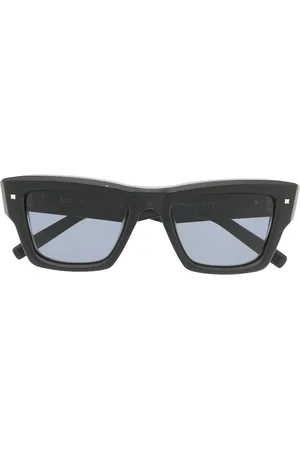 VALENTINO GARAVANI Lunettes de soleil carrées à détail de clous