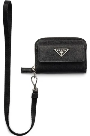 Prada Porte-cartes en cuir Saffiano