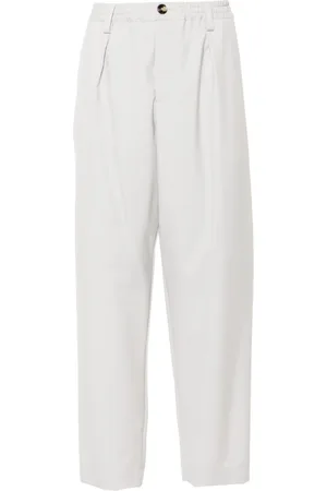 Marni Pantalon en laine à coupe fuselée