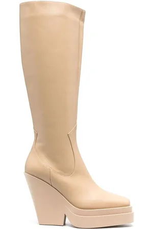 Gia Borghini Bottes en cuir 120 mm