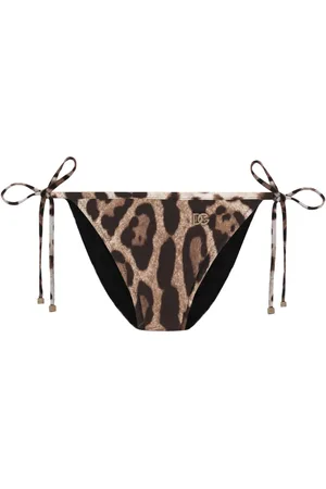 Dolce & Gabbana Bas de bikini à imprimé léopard