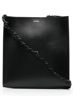Jil Sander Sac porté épaule en cuir à logo imprimé