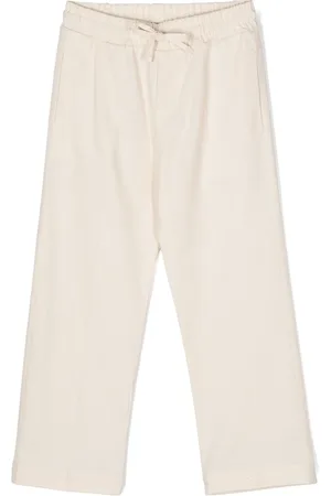 Paolo Pecora Pantalon en popeline à logo imprimé