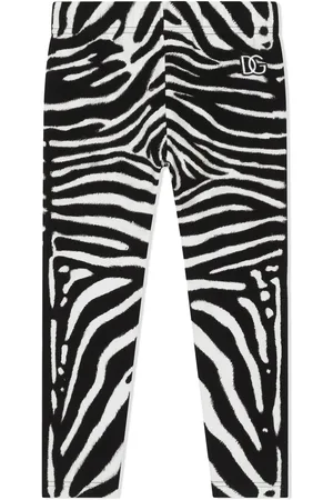 Dolce & Gabbana Legging Interlock à imprimé zèbre