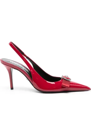 VERSACE Escarpins Gianni 85 mm à bride arrière