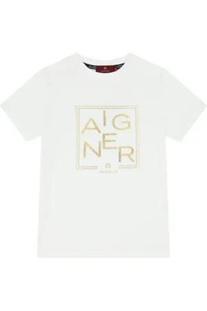 Aigner T-shirt en coton à imprimé graphique