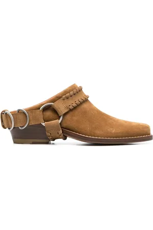 Buttero Mules à bout carré
