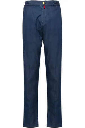Kiton Pantalon slim à taille élastique