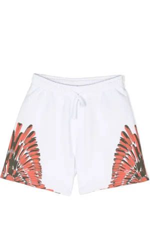 MARCELO BURLON Short de jogging à imprimé ailes