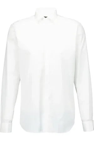 corneliani Chemise en popeline à manches longues