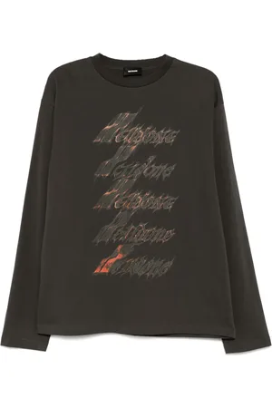 We11 Done T-shirt à logo imprimé