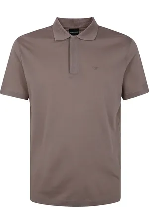 Emporio Armani Polo en coton à logo brodé