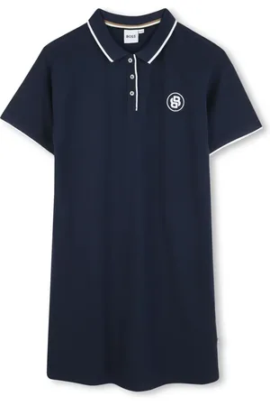 HUGO BOSS Robe-polo à manches courtes